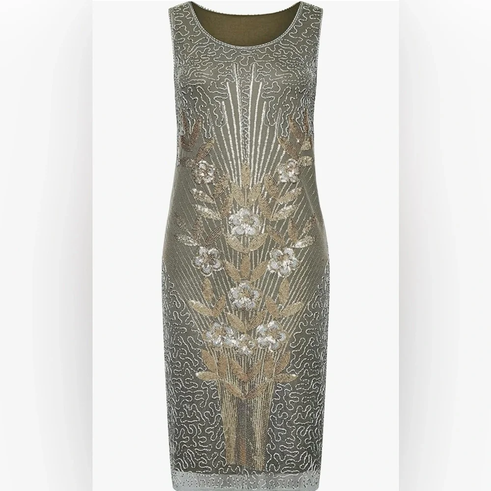 BABEYOND 1920s Style Flapper Dress
Beaded Great Gatsby Party Dress Size S - Picture 2 of 11